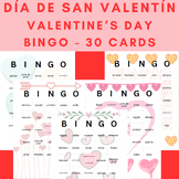 Día de San Valentín BINGO | Spanish Valentine's Day | Acti