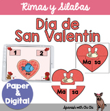 Día de San Valentín Rimas y Silabas | Valentine Spanish Rh