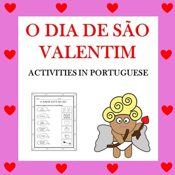 Preview of Dia de São Valentim: Portuguese Valentine's Day Activities
