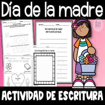 Preview of Dia de la Madre - Acrostico y Actividades de Escritura en Español