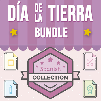 Preview of Día de la Tierra Collection BUNDLE | PPT, Worksheets, Task Cards, and Crafts