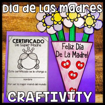 Preview of Día de las Madres CRAFTIVITY Ramo de Flores e Certificado