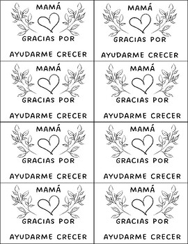Preview of Dia de las madres/Mother's Day Plant Topper
