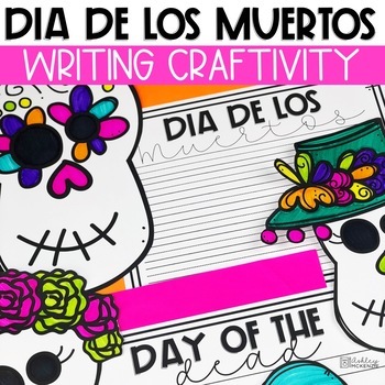 Preview of Dia de los Muertos Activity, Day of the Dead, Halloween Craft, English & Spanish