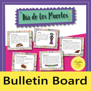 Preview of Dia de los Muertos Bulletin Board, Day of the Dead Bulletin Board, Spanish