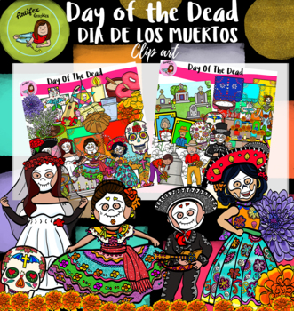 Preview of Dia de los Muertos-Day of the Dead- 91 items!