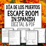 Dia de los Muertos Escape Room in Spanish for Day of the D