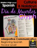 Día de los Muertos Glyph - Read and Color - Beginning / No