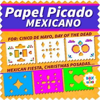 Preview of Dia de los Muertos: Papel Picado Mexicano Mexican Fiesta Craft Activity