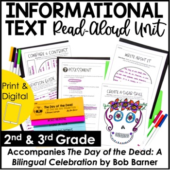 Preview of Dia de los Muertos Read-Aloud Unit | Use With Book The Day of the Dead | 2nd-3rd