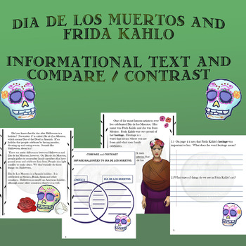 Preview of Dia de los Muertos and Frida Kahlo Compare and Contrast
