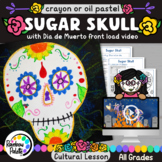 Easy low prep art project for Day of the Dead Sugar Skull 