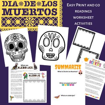 Dia de los Muertos information and activities Day of the Dead reading ...