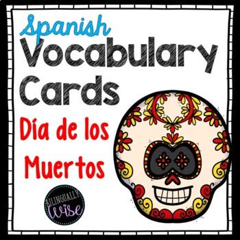 Preview of Día de los Muertos vocabulary (Spanish)