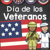 Día de los Veteranos Veterans Day in SPANISH Activities Wo