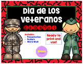 Dia de los Veteranos - Veterans Day Spanish