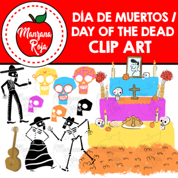 Preview of Dia de los muertos / Day of the Dead | Clip Art | Mexican Culture