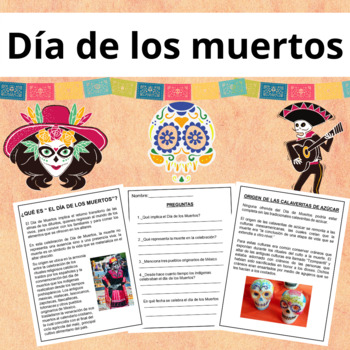 Día de los Muertos-Spanish Reading Comprehension-Day of the Dead-Advanced