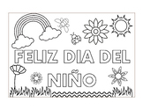 Dia del Niño Coloring Sheet