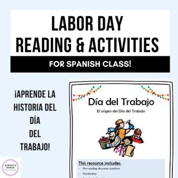 Preview of Dia del Trabajo - Reading & Activities- International Workers Day