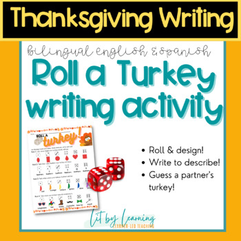 Preview of Dia del pavo | Thanksgiving Turkey Descriptive Writing Activity