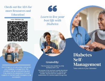 Preview of Diabetes Brochure