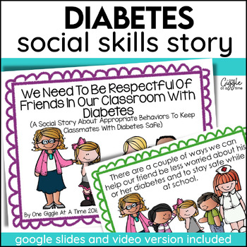 Preview of Social Stories Inclusion Accepting Differences Diabetes Care Awareness Nurse