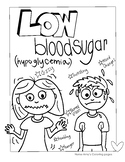 Diabetes(hypoglycemia) coloring page