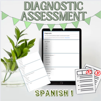Preview of Diagnostic/Diagnostico Spanish 1