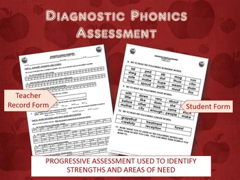 Preview of Diagnostic Phonics Assessment
