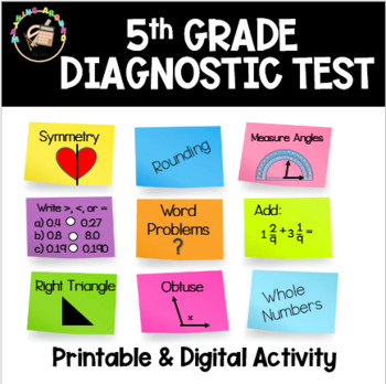 Preview of Diagnostic Test 5th Grade 