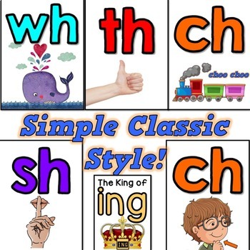 Phonics / Diagraphs / Letter Sounds Anchor Charts - MEMORABLE & USEFUL!