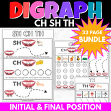 Diagraph SH CH TH Articulation INITIAL & FINAL Position in