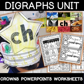 Preview of Quick Digraphs Unit- th, ch, wh, sh, ph, ng, qu