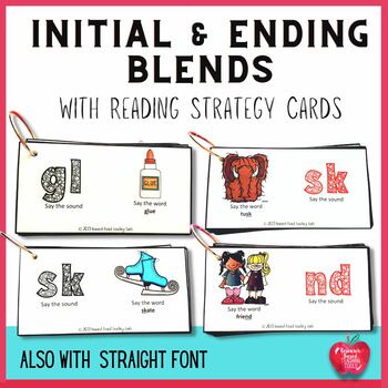Preview of Consonant Blends & Diagraph Reading Strategy Cards