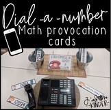 Dial-A-Number Bilingual Math Provocation Cards
