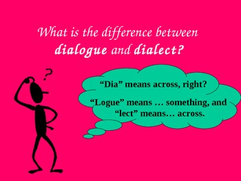 Preview of Dialect vs. Standard American English