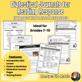Dialectical Journal for Reading Response | Lesson & Rubric