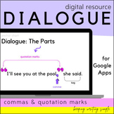 Dialogue Commas & Quotation Marks • for Google Slides w/ G