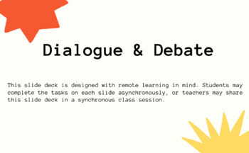 Preview of Dialogue & Debate: Building Communication Skills and Knowing When to Use Them 
