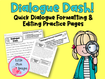 Preview of Dialogue Format & Editing Practice: Dialogue Dash