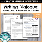 Dialogue: How to Write and 9 Easily Preventable Mistakes, EDITBLE