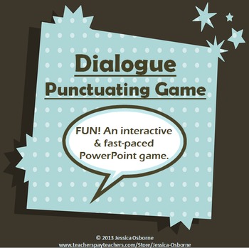 Preview of Dialogue Punctuation Game