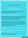 Dialogue Rules Handout