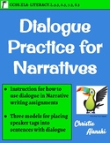 Dialogue Sentence Structures for Writing Narratives