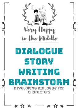 Preview of Dialogue Story-Writing Brainstorm Worksheet