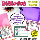 Dialogue Task Cards: Practice Writing Sentences with Quota