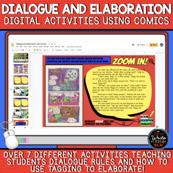 Preview of Dialogue and Elaboration: DIGITAL Activities using Comics!