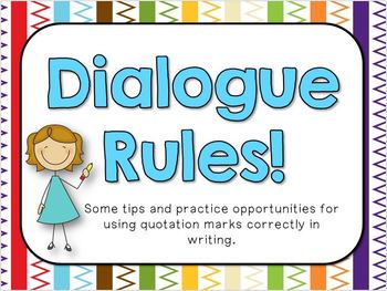 dialogue writing tips for students
