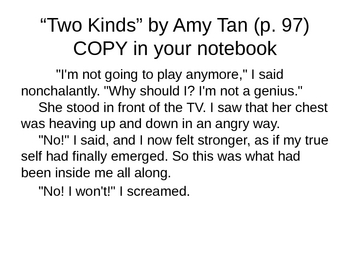 amy tan two kinds essay